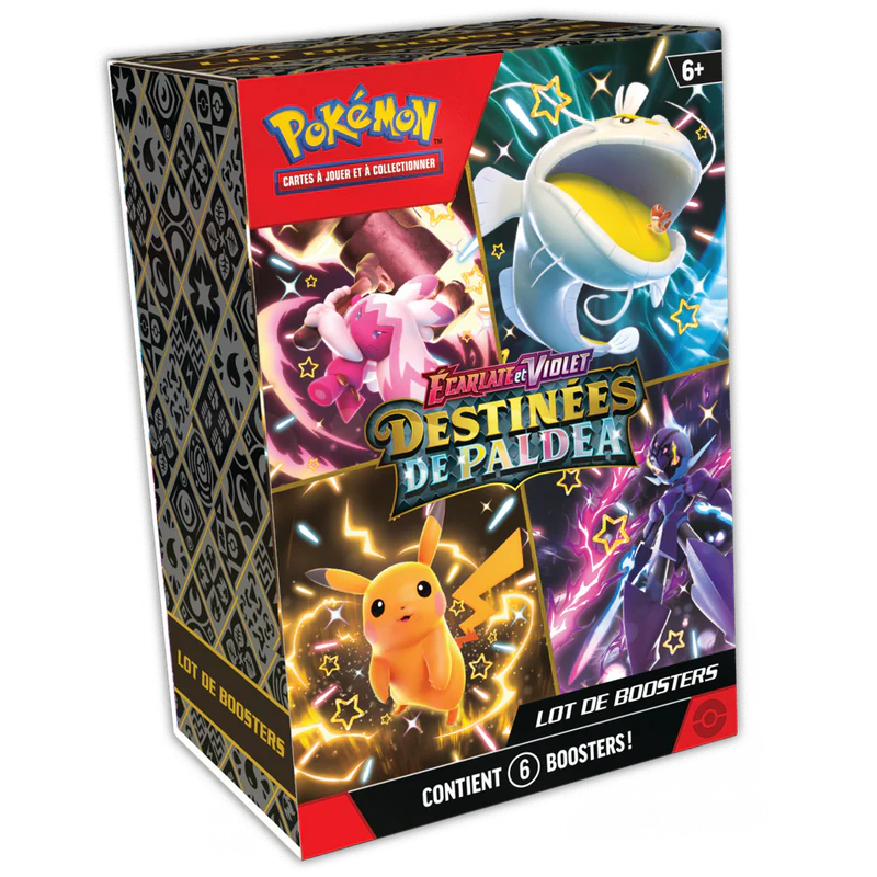 (Scellé) Jeu de cartes Pokémon - Bundle EV04.5 – Destinées de Paldea