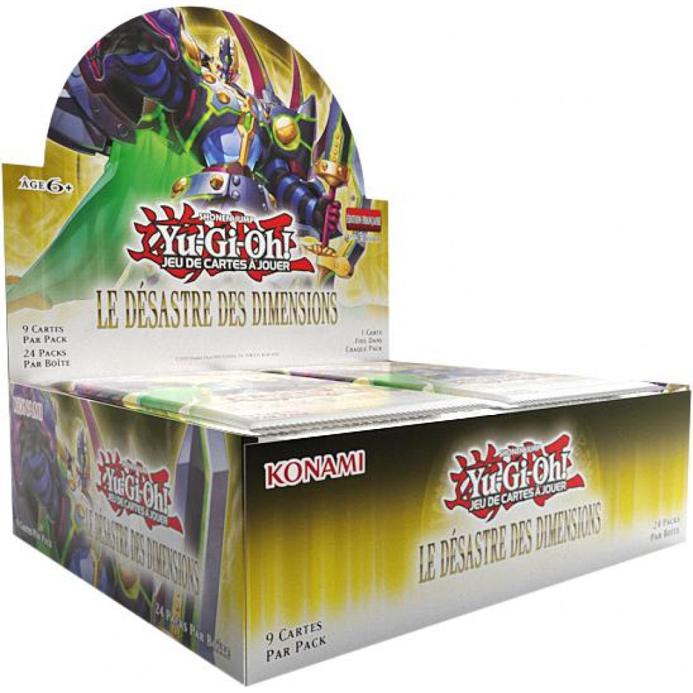 Jeu De Cartes Yu-Gi-Oh - Boîte de 24 Booster (Scellés) Le Désastre des Dimensions