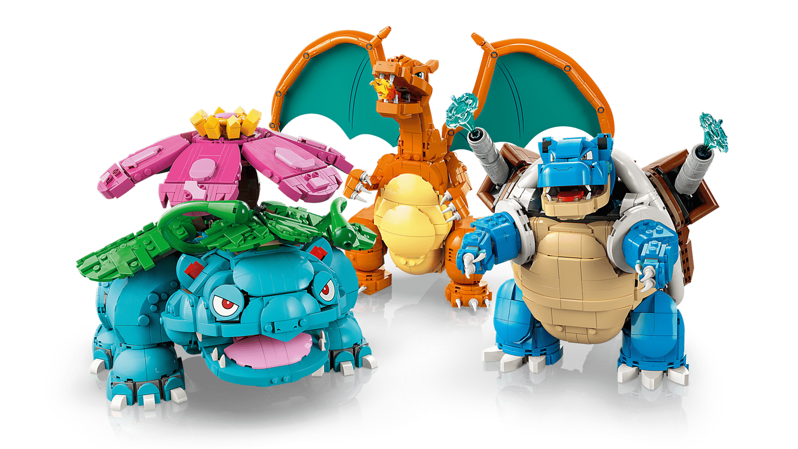 LEGO - Florizarre, Dracaufeu et Tortank