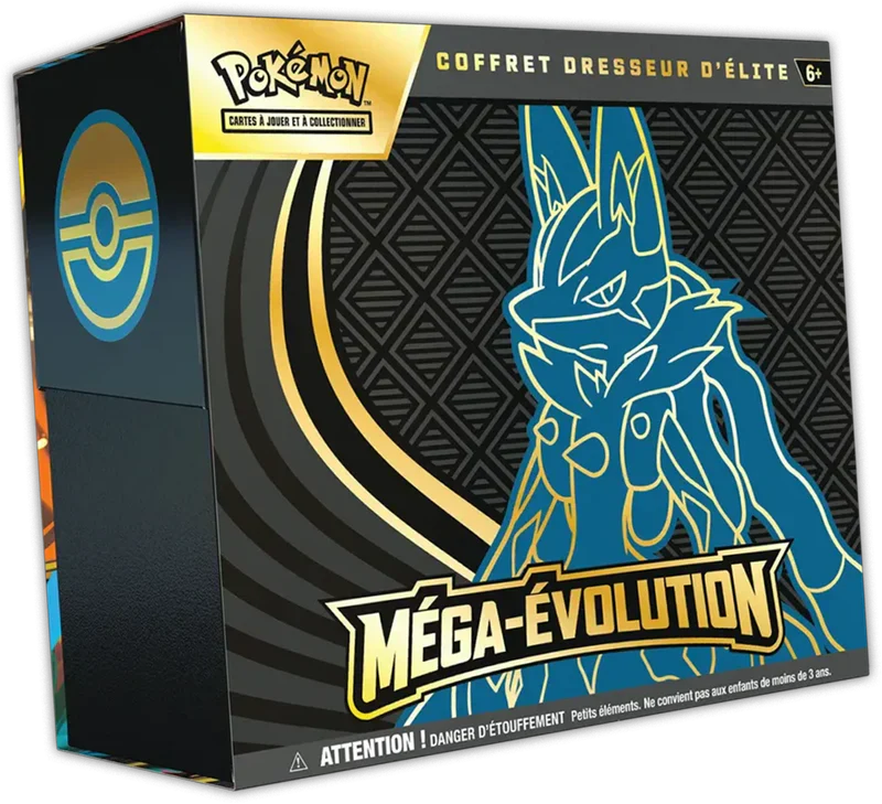 Jeu de cartes Pokémon - Elite Trainer Box ME01 – Méga Evolutions – Lucario