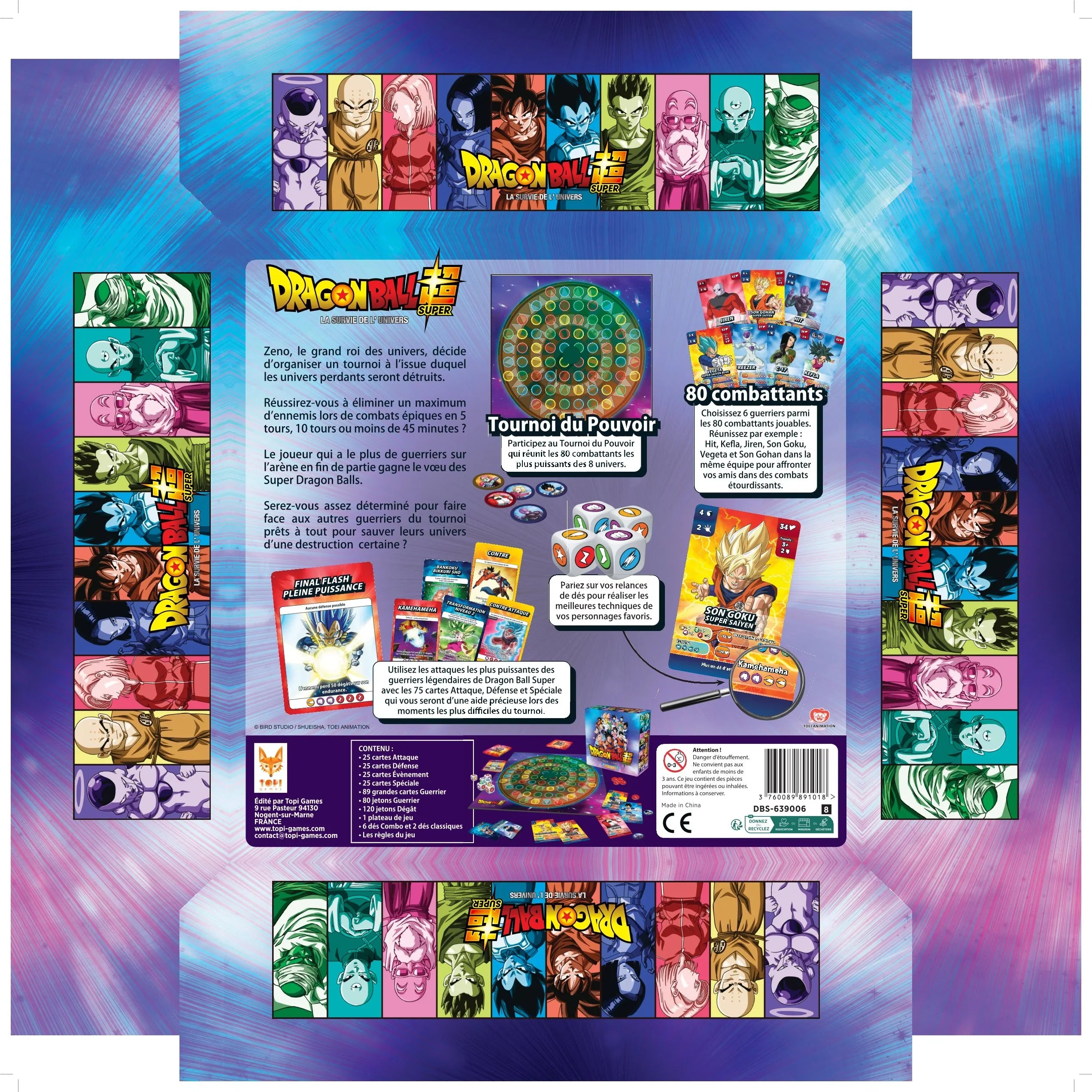 Jeu De Société Dragon Ball Super - La Survie De L'Univers