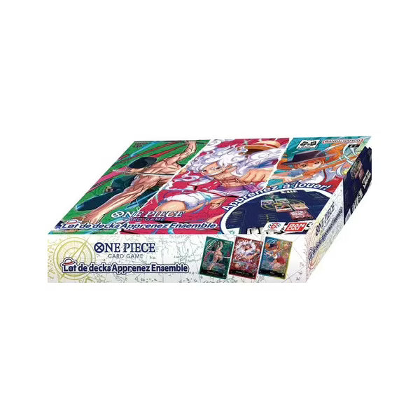 Jeu de Cartes One Piece - Lot de Decks : Apprenez ensemble