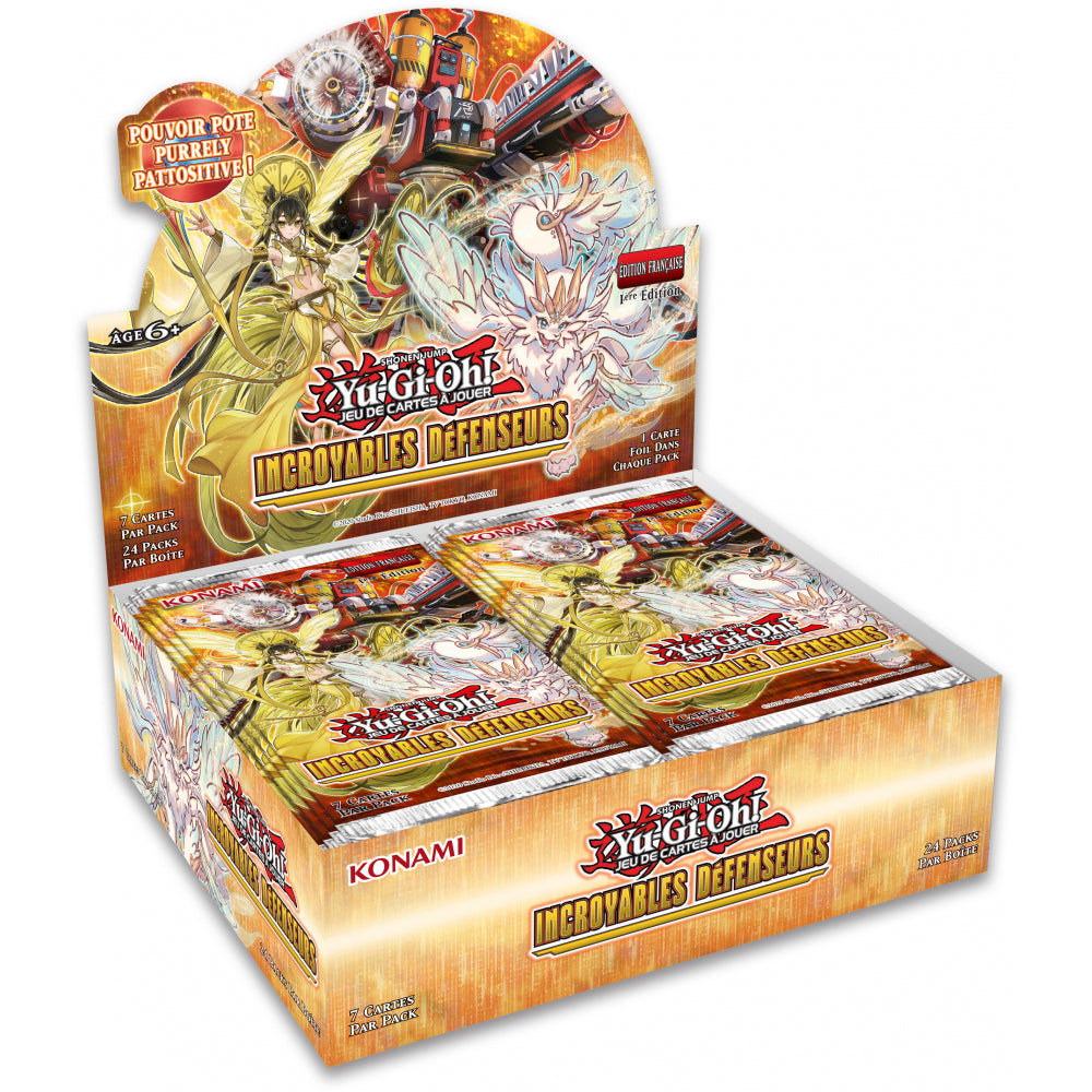 Jeu De Cartes Yu-Gi-Oh - Boîte de 24 Booster (Scellés) Incroyables Défenseurs