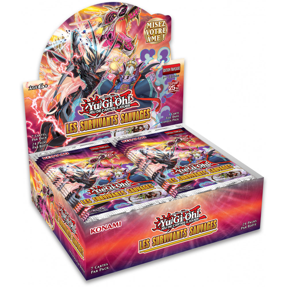 Jeu De Cartes Yu-Gi-Oh - Boîte de 24 Booster (Scellés) Les Survivants Sauvages