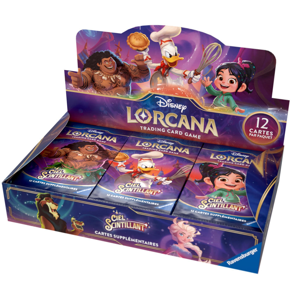 Jeu de Cartes Lorcana - Display de 24 Boosters (Scellés) Ciel Scintillant