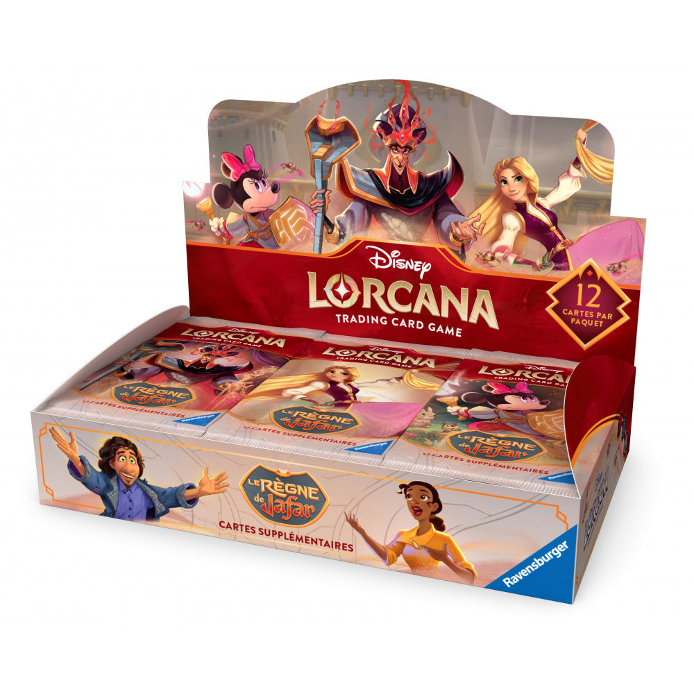 Jeu de Cartes Lorcana - Display de 24 Boosters (Scellés) Le Règne de Jafar