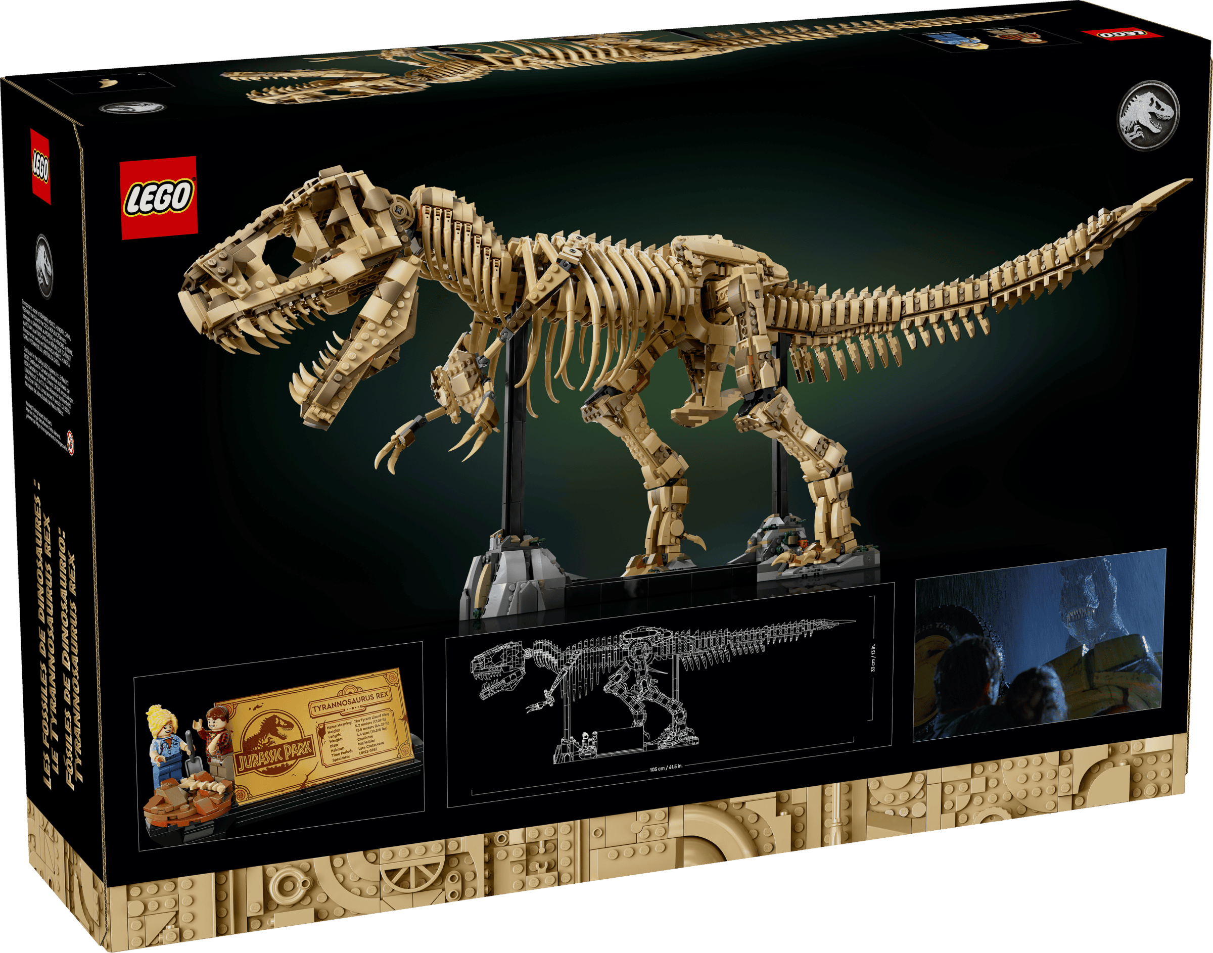 LEGO - Les fossiles de dinosaures : le Tyrannosaurus rex