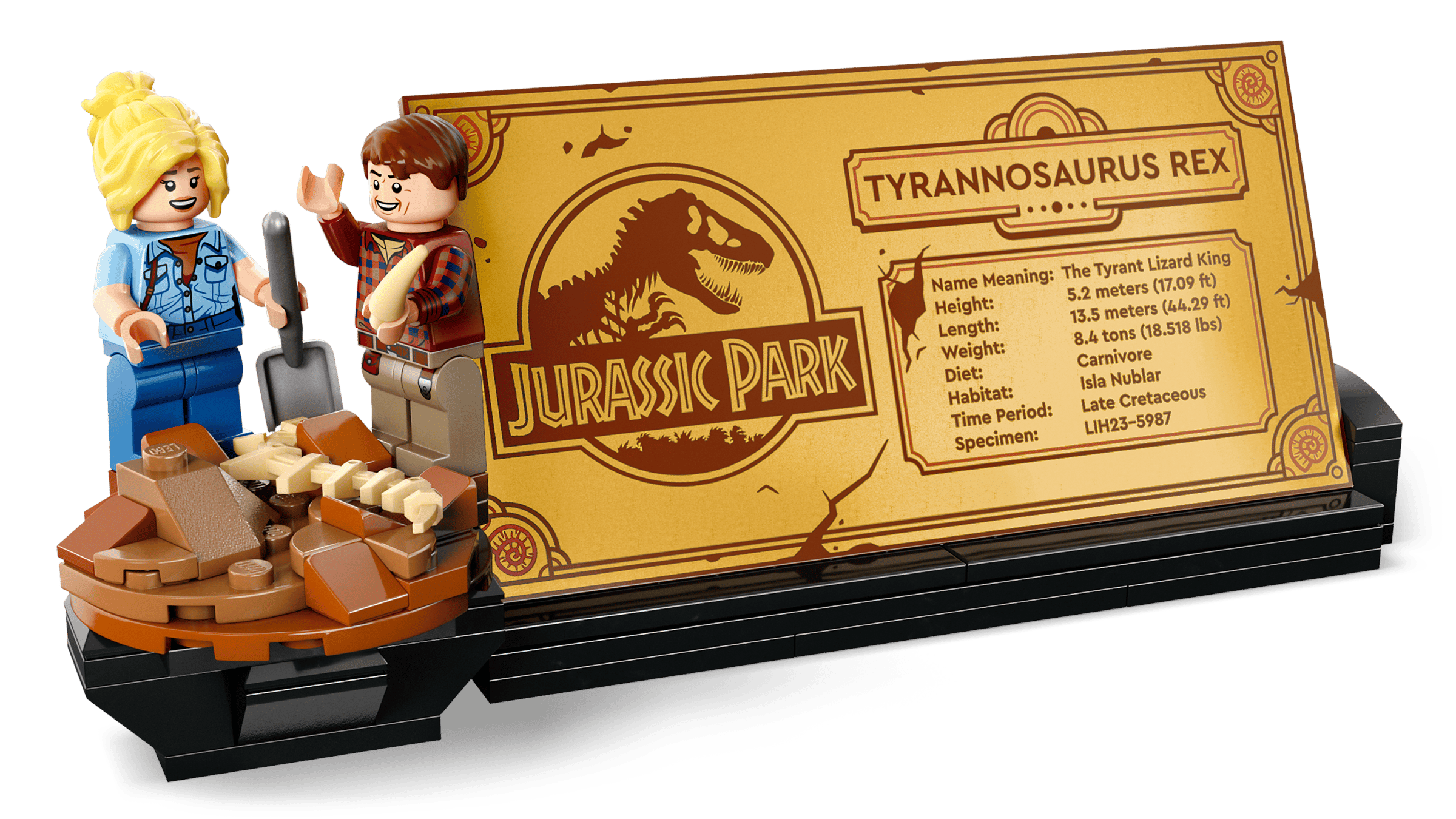 LEGO - Les fossiles de dinosaures : le Tyrannosaurus rex