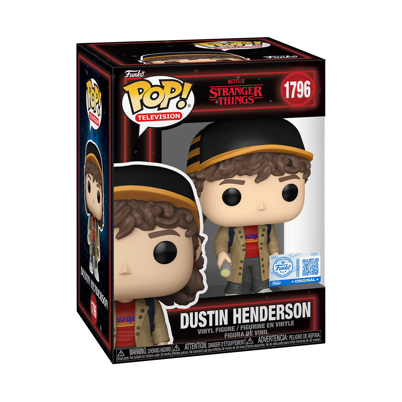 Funko POP Stranger Things - Dustin Henderson Lampe Torche 1796