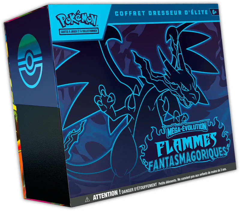 Jeu de cartes Pokémon - Elite Trainer Box Mega Evolutions 2 – Flammes Fantasmagoriques