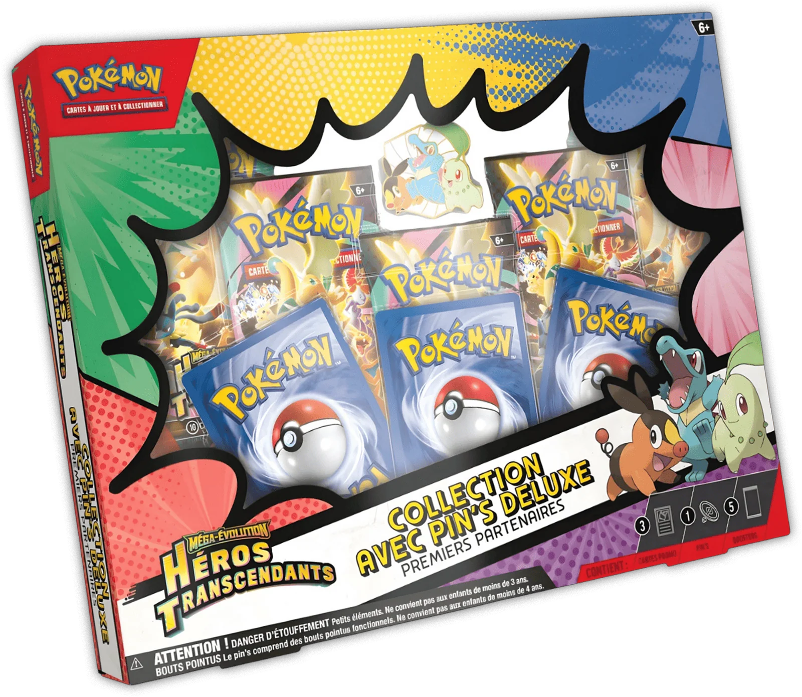 (Scellé) Jeu de Cartes Pokémon - Coffret Deluxe Héro Transcendant