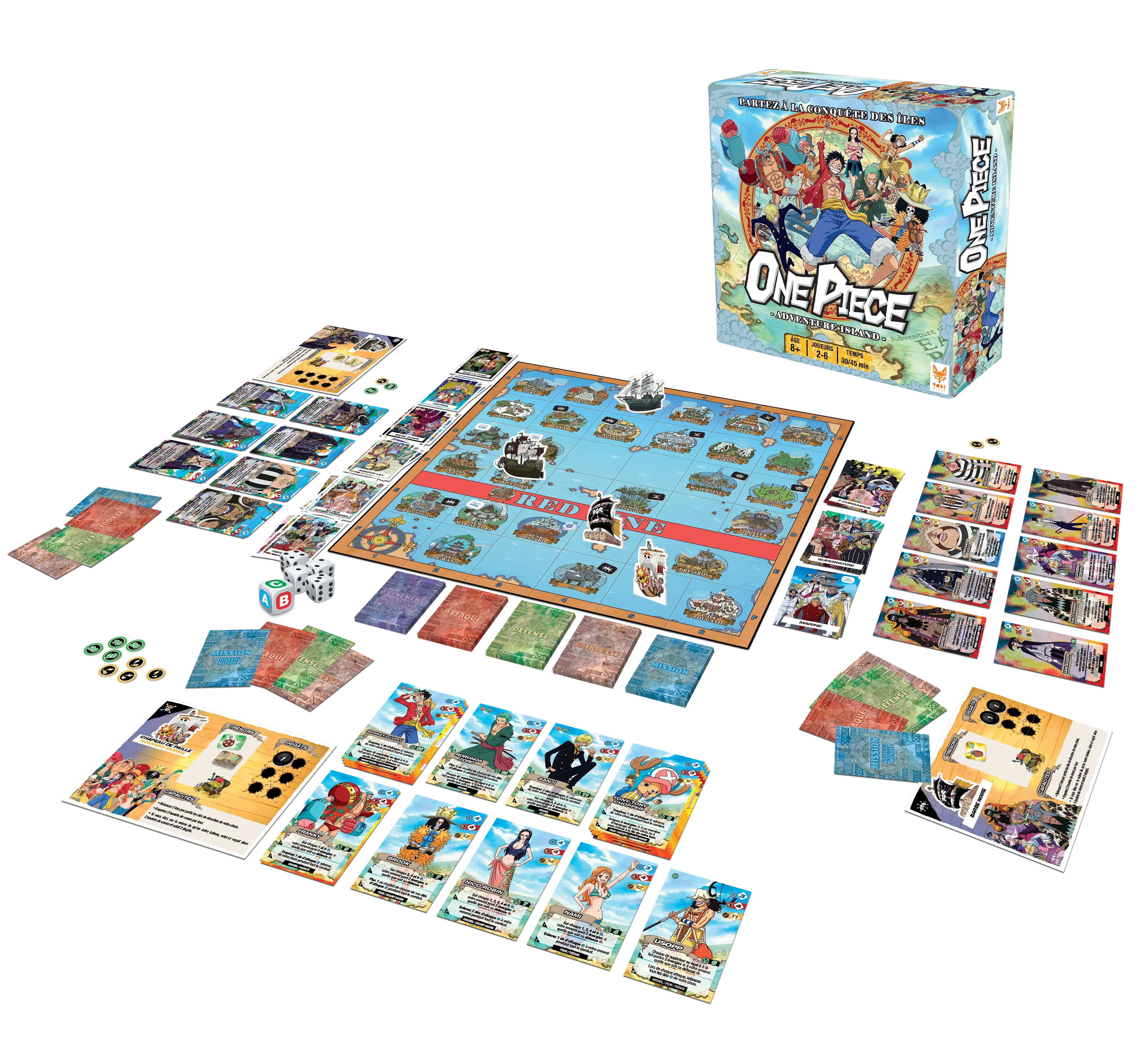 Jeu De Société One Piece - Adventure Island