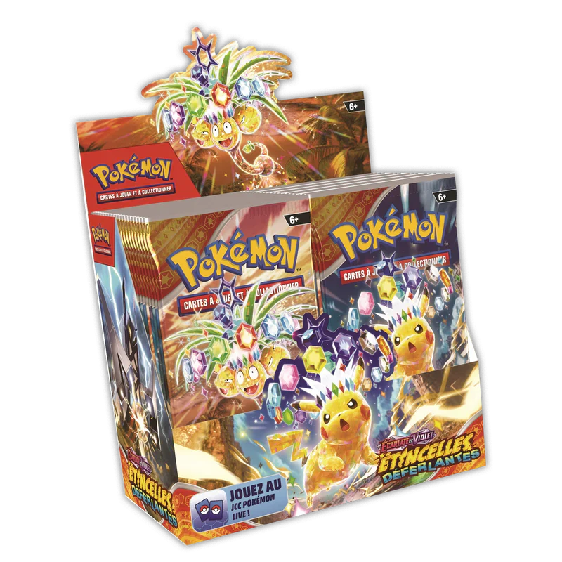 (Scellé) Jeu de Cartes Pokémon - Display  36 boosters EV08 – Étincelles Déferlantes