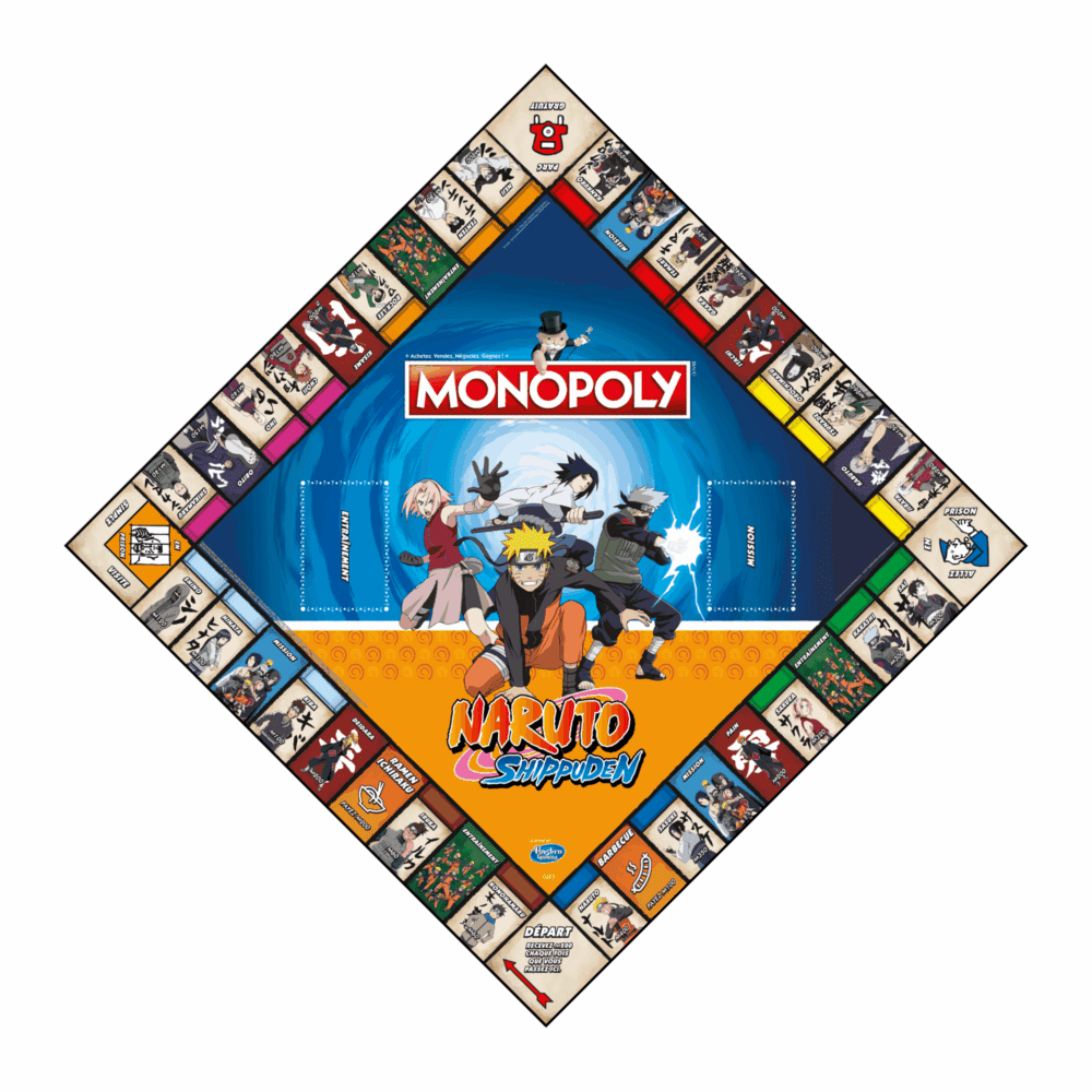 Jeux De Société - Monopoly Naruto Shippuden