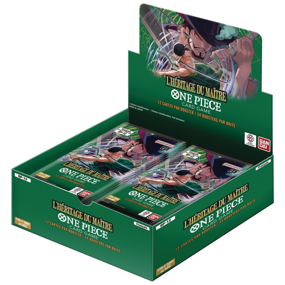 (Scellé) Jeu de Cartes One Piece - Display de 24 boosters OP12 – L’Héritage du Maître (FR)