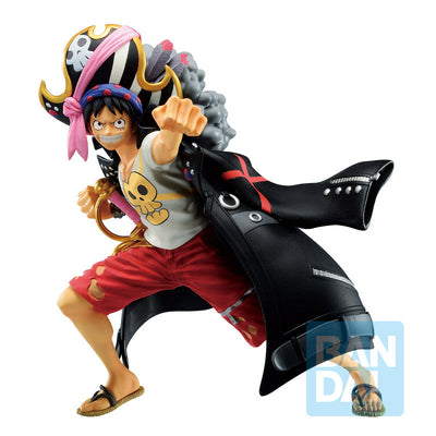 Figurine One Piece -  Monkey D Luffy Ichibansho Film Red.
