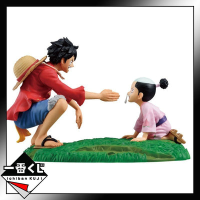 Figurine One Piece - Monkey D Luffy & Kozuki Momonosuke Ichiban Kuji One Piece New Dawn Revible Moment Prize C